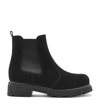 LA CANADIENNE ADELYN SHEARLING LINED SUEDE BOOTIE