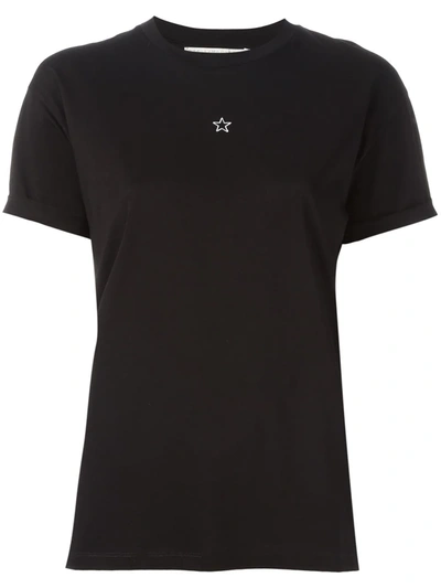 Stella Mccartney Black Embroidered Ministar T-shirt