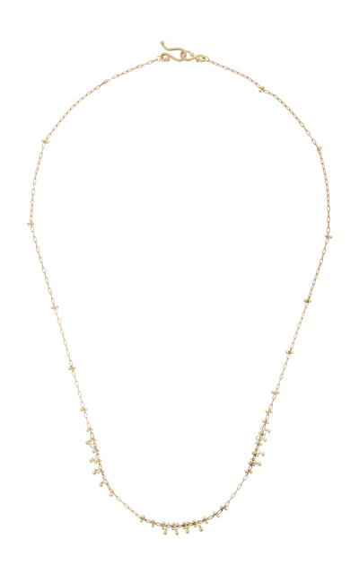 Ten Thousand Things Cluster 18k Yellow Gold Choker Necklace