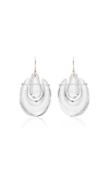 Ten Thousand Things O'keefe 18k Yellow Gold Crystal Quartz Earrings In Neutral