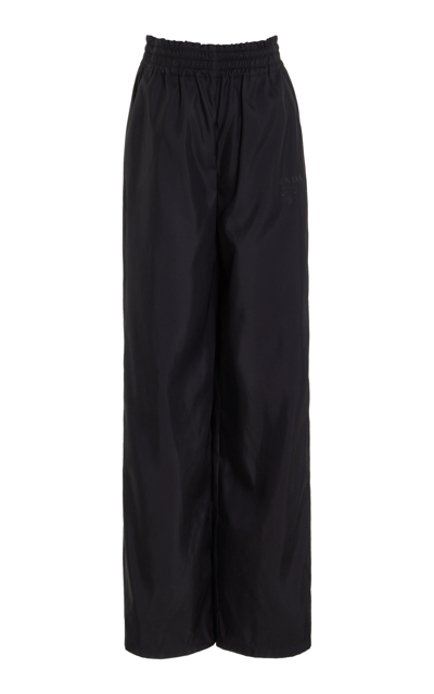 Prada Re-nylon Track Pants In Black