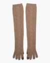 EUGENIA KIM CORALINE CABLE KNIT WOOL GLOVES