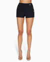 Ramy Brook Drew Button Detail Shorts In Black