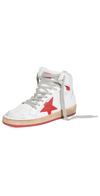 GOLDEN GOOSE SKY STAR NAPPA UPPER WITH SERIGRAPH LEATHER SNEAKERS