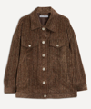 Acne Studios Oversized Corduroy Jacket In Brown