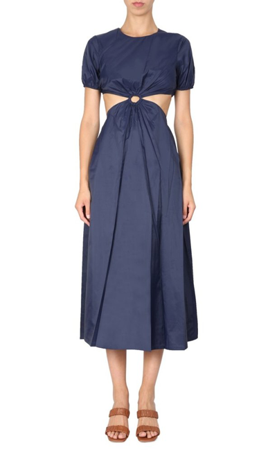 Staud Clothing Womens Blue Other Materials Dress