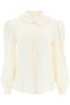 SEE BY CHLOÉ VISCOSE SHIRT WITH RUFFLE DETAIL