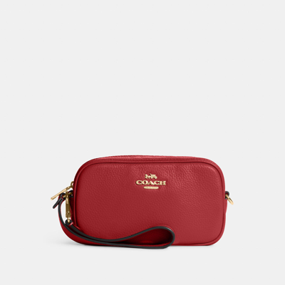 Coach Outlet Jamie Wristlet In Red