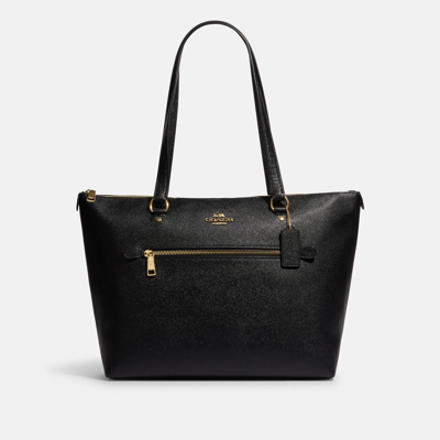Coach Outlet Gallery Tote In Black