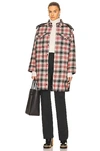 MONCLER PLAID SHIRT JACKET