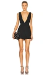 SAINT LAURENT SLEEVELESS MINI DRESS