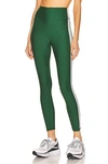 The Upside Southwest Dance Two-tone Stretch Leggings In Green