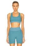 The Upside Anna Seamless Sports Bra In Blue