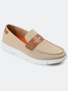 Thomas & Vine Tevin Textile Slip-on Loafer In Brown