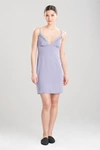 Natori Feathers Essentials Lace Chemise In Slate Purple