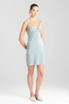 Natori Feathers Essentials Lace Chemise In Eucalyptus Green