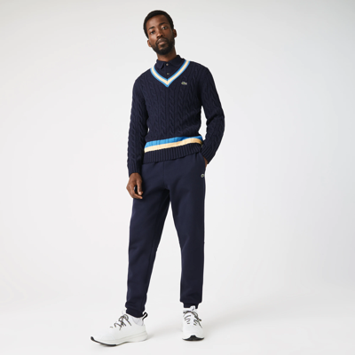 Lacoste Men's Organic Cotton Sweatpants - 4xl - 9 In Blue