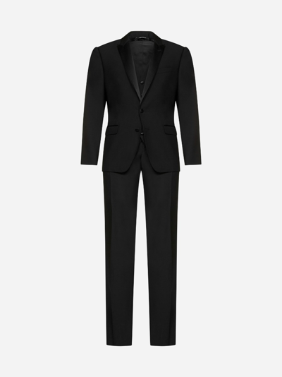 Dolce & Gabbana 3-piece Virgin Wool And Silk Suit