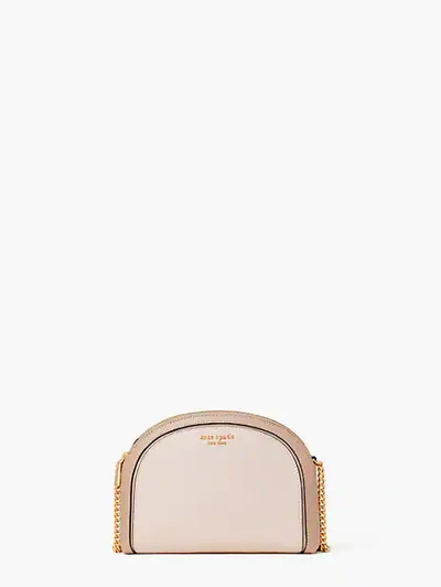Kate Spade Morgan Colorblocked Double-zip Dome Crossbody In Pale Dogwood