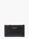 Kate Spade Morgan Small Slim Bifold Wallet In Black