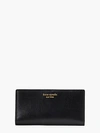 Kate Spade Morgan Slim Bifold Wallet In Black
