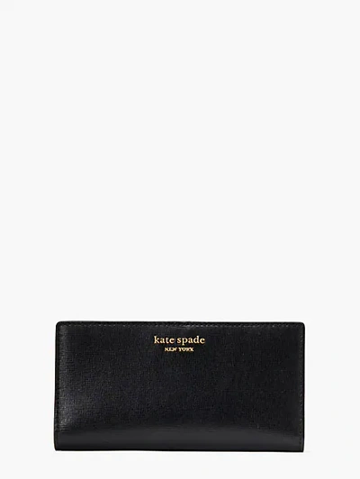 Kate Spade Morgan Slim Bifold Wallet In Black