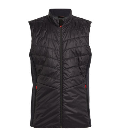 Falke Core Quilted Thermal Gilet In Black