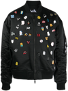 HACULLA DECORATIVE PIN-DETAIL BOMBER JACKET