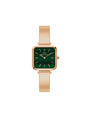 Daniel Wellington Quadro Studio 22mm Watch In Grün
