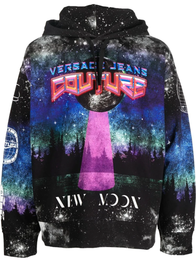 Versace Jeans Couture Versace Jeans  Panel New Moon Black Multicolor Hoodie