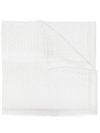 Emporio Armani Womens Grey Other Materials Scarf In Grau