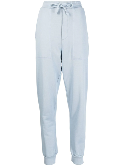 Nanushka Shay Embroidered Track Pants In Blau