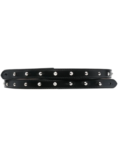 ALEXANDER MCQUEEN STUDDED LEATHER BELT