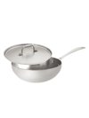 AMERICAN KITCHEN STAINLESS STEEL 3-QT SAUCIER & COVER