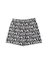 VERSACE LITTLE BOY'S & BOY'S LOGO PRINT NYLON SWIM SHORTS