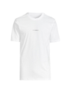 C.p. Company Logo Printed Crewneck T-shirt In White