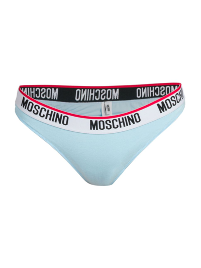 Moschino Core Underwear In Light Blue