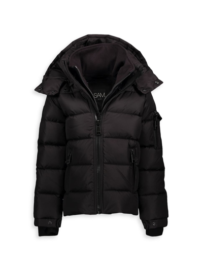 Sam Kids' Little Boy's & Boy's Matte Glacier Jacket In Black