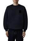 Mackage Max Double-face Knit Sweatshirt In Black