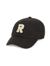 Rag & Bone Addison Varsity Baseball Cap In Black/beige