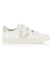 Veja White Recife Chromefree Low Top Sneakers In White Natural