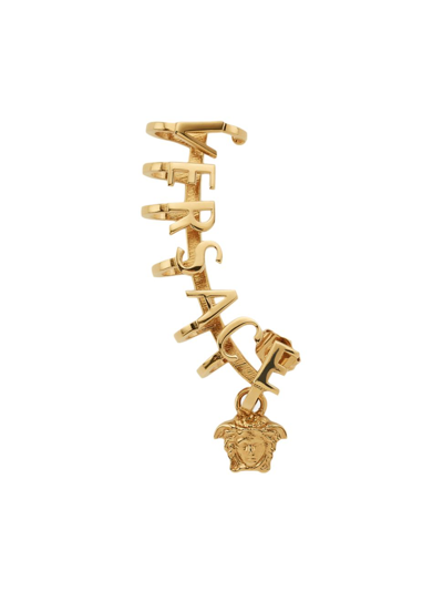 Versace Gold-tone Medusa Logo Ear Cuff