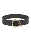 Etro Leather Belt In Black