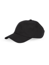 Acne Studios Carliy Logo Cotton Twill Baseball Cap In Black