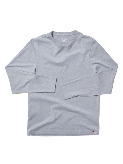 Rhone Element Long-sleeve T-shirt In Heather Grey