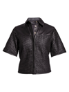 AS BY DF WOMEN'S PIAZZA UPCYCLED LEATHER SHIRT