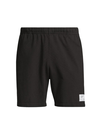 Pasadena Leisure Club Leisure Cotton Shorts In Faded Black