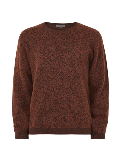 John Varvatos Forsyth Crewneck Sweater In Brown