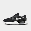 Nike Air Max System Sneakers In Triple Black In Black/white/wolf Grey
