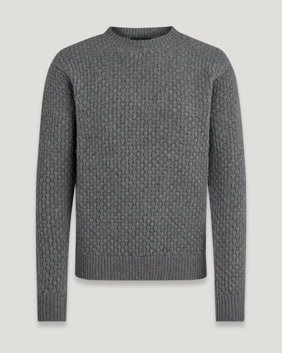 Belstaff Gray Submarine Sweater In Granite Grey